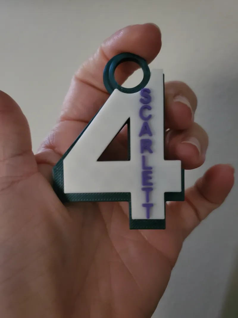 SCARLETT Name Tag