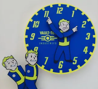 Fallout Clock Vault-Boy – Fan Art