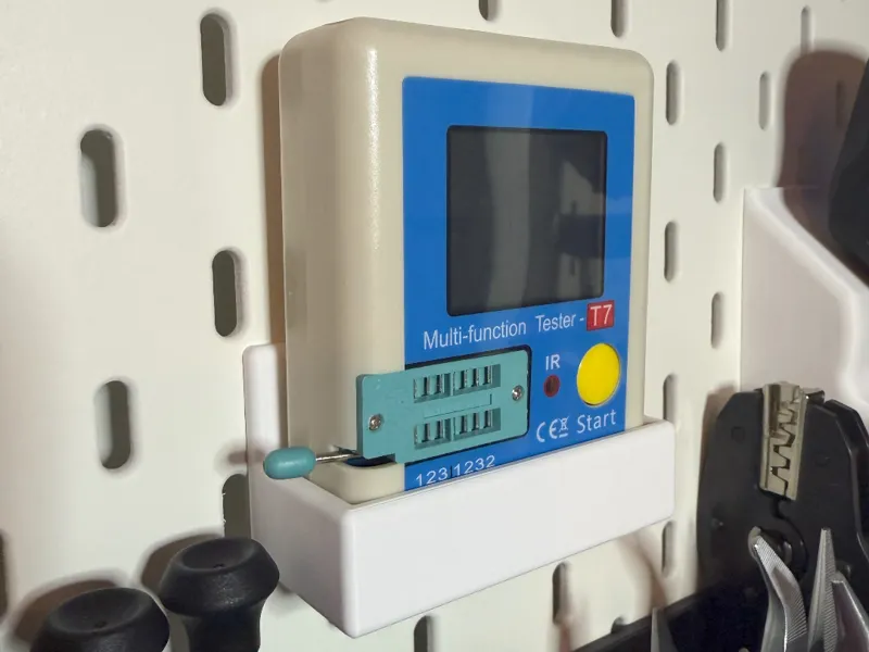 Skadis mount for T7 Multi-function Tester