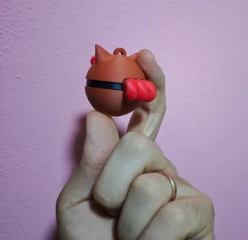Objeto manipulable: CLICKERBALL Series - Vulpix #037 — vista de referencia 5