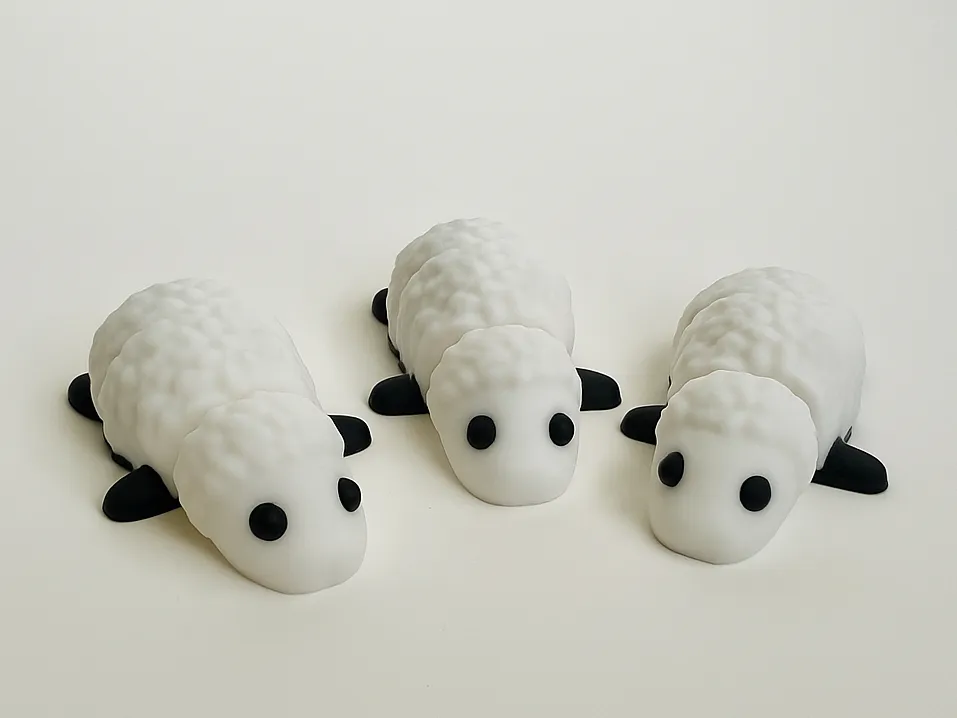 Cute Articulated Flexi Sheep - Free 3D Print Model - MakerWorld