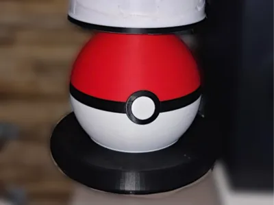 Pokéball Lithophane Lamp