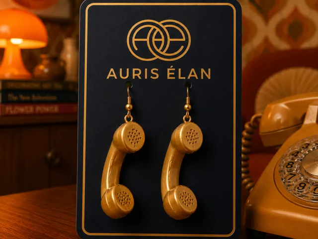 Call Me Earrings - When you need a friend