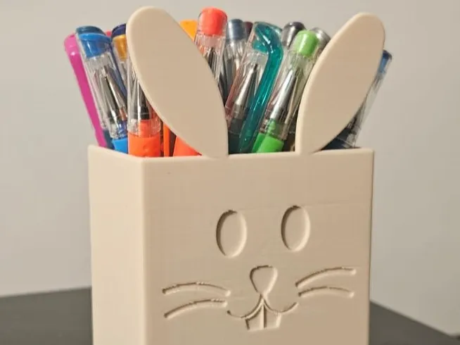 Cute Bunny Pen Holder