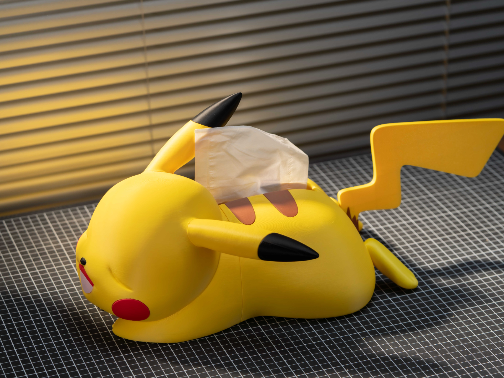 025Pikachu皮卡丘纸巾盒（尾巴可显示纸巾余量）