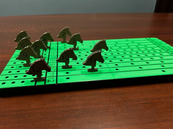 Jeu de course de chevaux