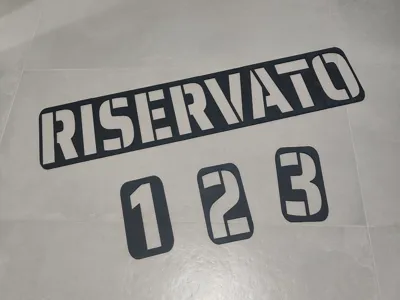 Reserved Painting Stencil 