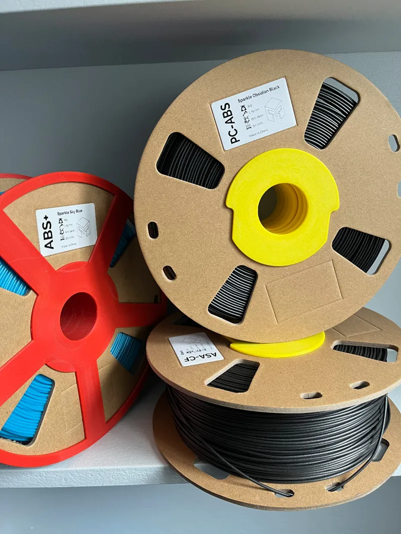 Cardboard Spool Ring and Clamp