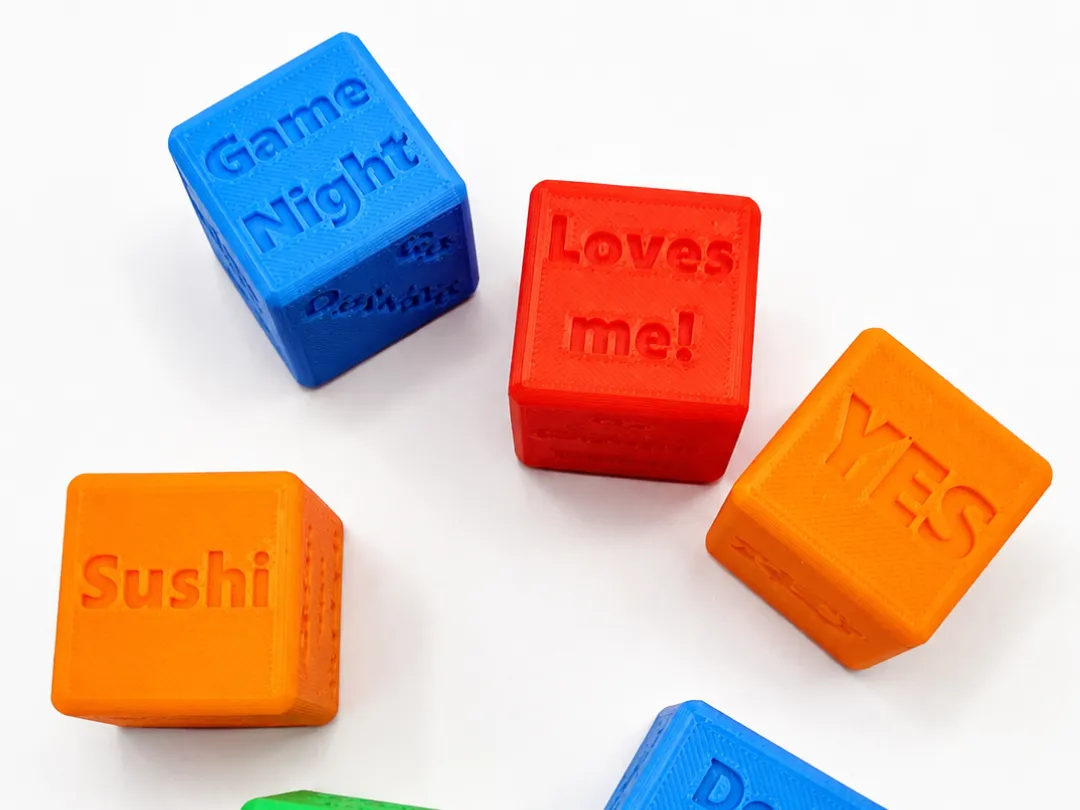 Miniatura 2 do modelo 3D Decision Dice (6 Different Models!)