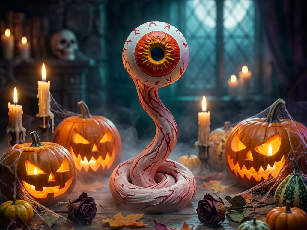 Schlangenauge – Halloween Deko zum Bemalen 3D model