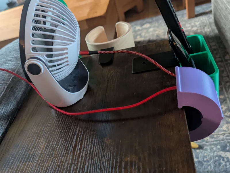 Under table cable tidy 