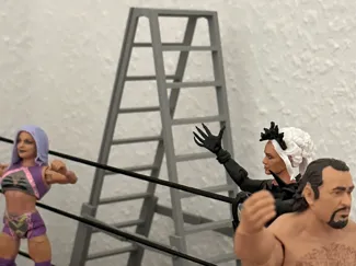 WWE Leiter für Action Figuren A1 Mini Profil