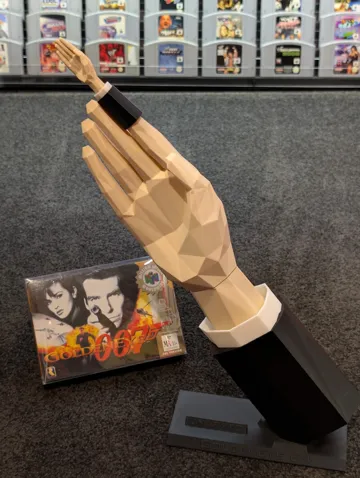 Modelo para impresión 3D: Goldeneye 007 64 - Unarmed - Slappers only! — vista de referencia 4