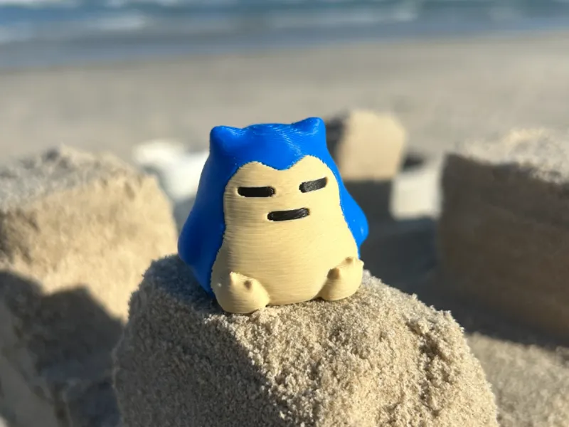 Gumdrop Snorlax - HyBee3D