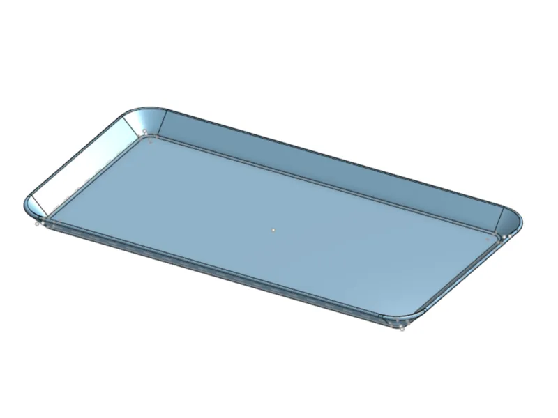 Tray 100x200x10mm