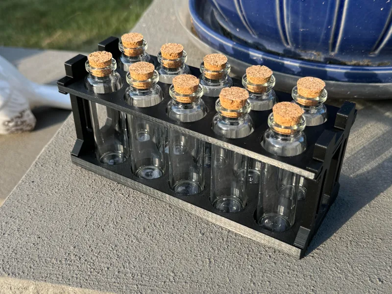 More Mini Glass Bottle Stands