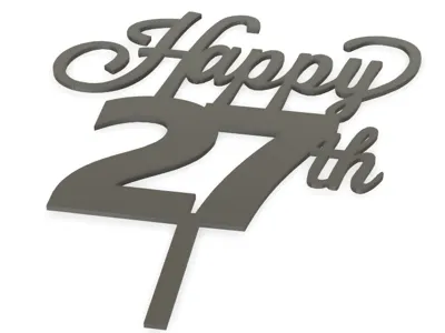 Topper - Happy 27th birthday