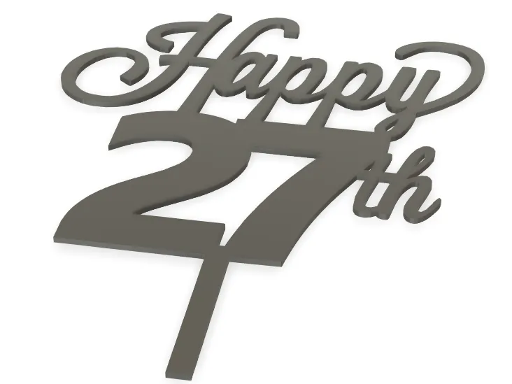 Topper - Happy 27th birthday