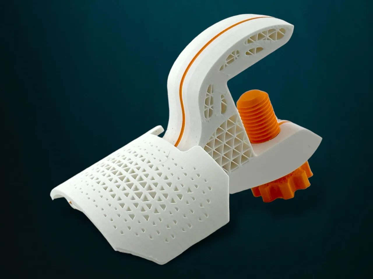 Headphone holder desk mount view 2