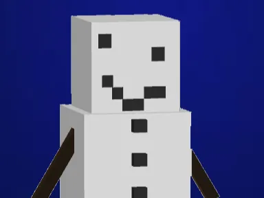 Snow golem without hat