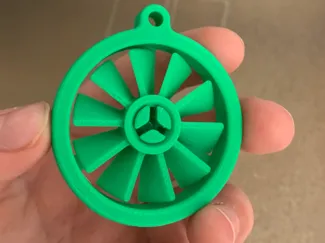 Turbine Keychain