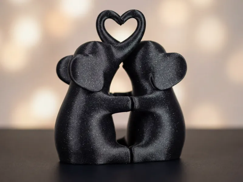 Cute Elephants in Love! - Valentines