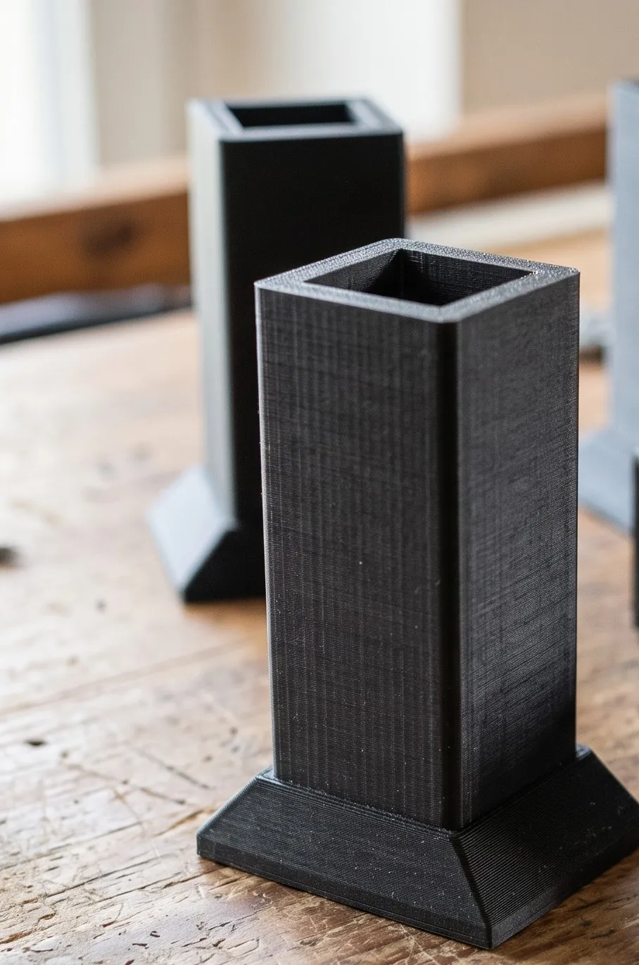 Heavy Object Storage Guide Table Leg Risers +6cm (Heavy Duty & Fast Print) - Free 3D Print Model ...