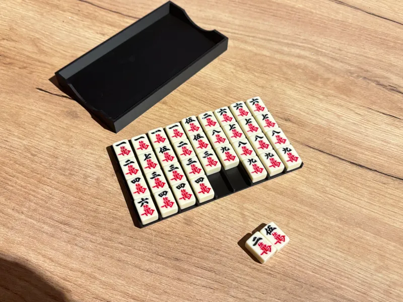 Mahjong Aufbewahrung / Spielbrett