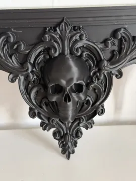 Estante o repisa: Gothic Skull Wall Shelf – Dark Academia Decor — vista de referencia 3