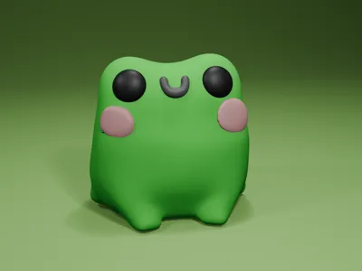 Cute frog pendant ornament
