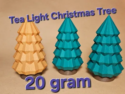 Tea light christmas tree