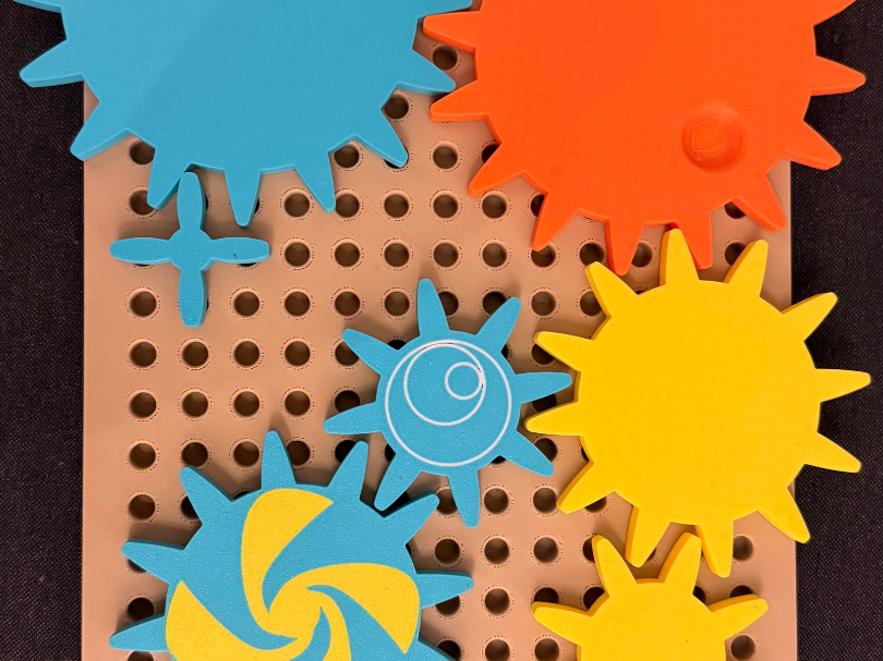 Montessori Gear Board Set