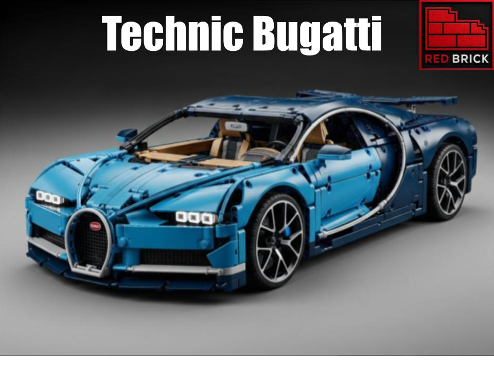 Brick Technic Bugatti Chiron Set