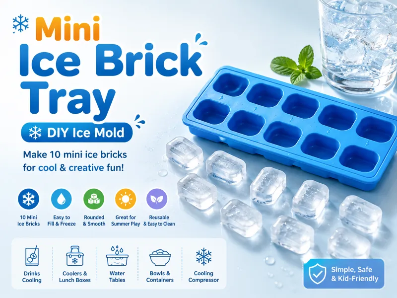 Tiny Ice Bricks | Sensory Water & Sandbox Play Toy