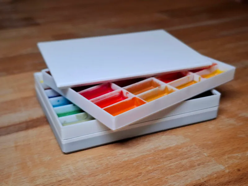 Mini Watercolor Palette (6x4 stackable)