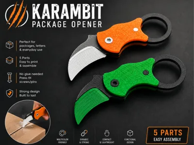 Karambit Knife Package & Box Opener