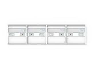 WORBY - Wall Organizer - Base Grid 4x1