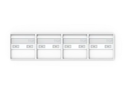 WORBY - Wall Organizer - Base Grid 4x1
