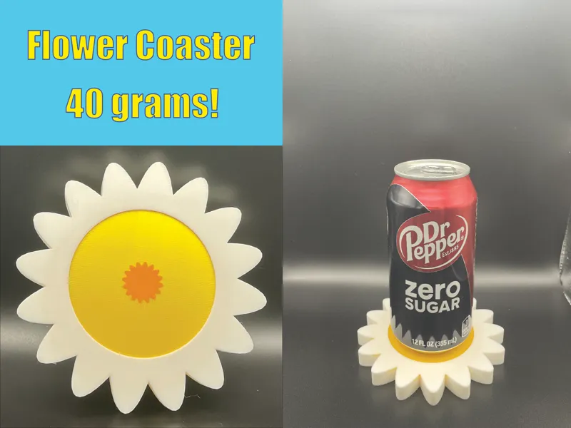 Flower Drink Coaster