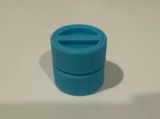 Stackable pill box to go