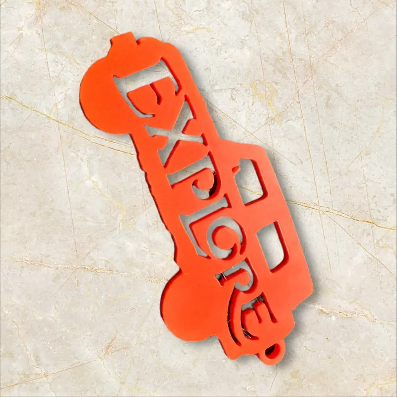 Explore Off-Road Keychain