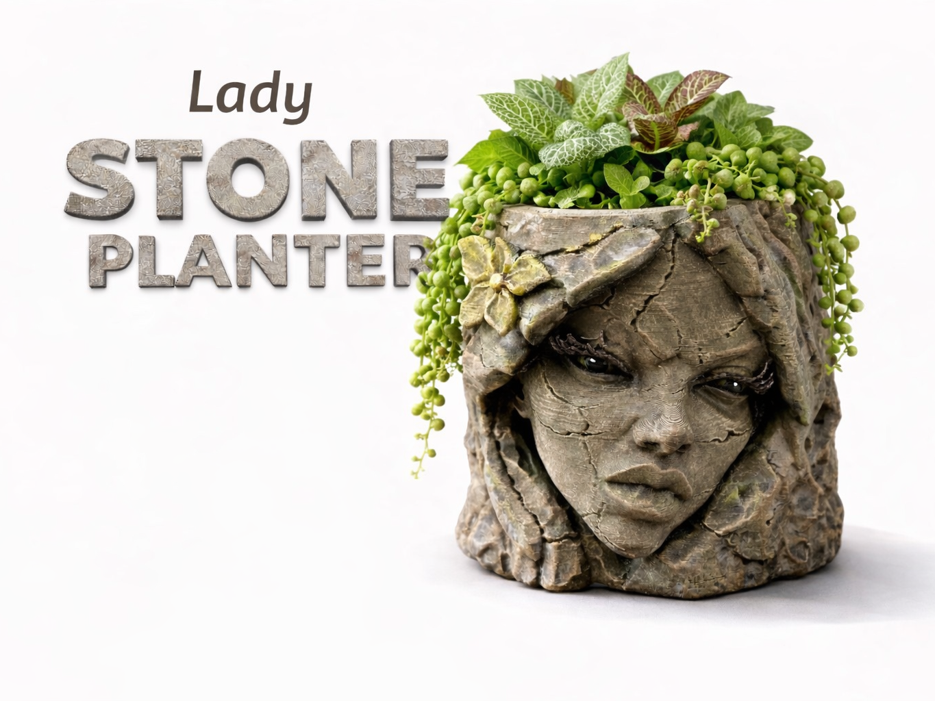 Lady Stone Planter