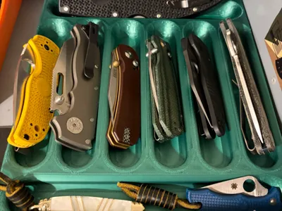 EDC Knife Tray 6 + 2 long 