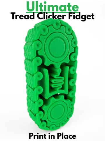 Objeto manipulable: Ultimate Tread Clicker Fidget (Print in Place) — vista de referencia 2