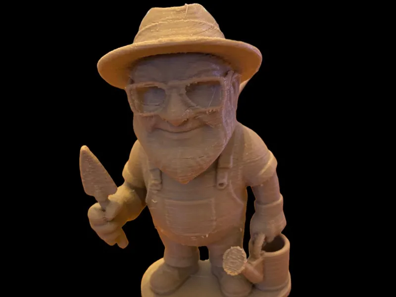 Gärtner - Karikatur Figur