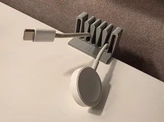Minimalist Desk Cable Organizer