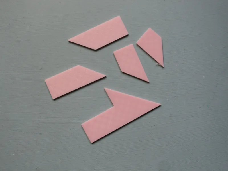 Costruisci la H - Rompicapo Puzzle in 5 Pezzi