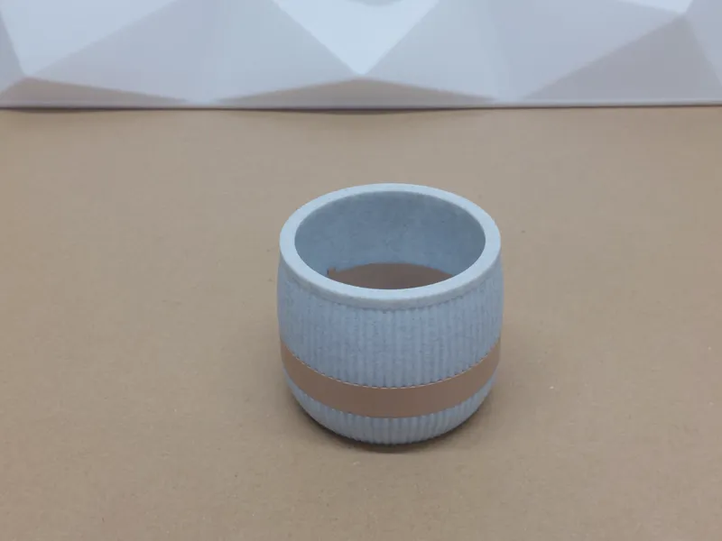 3-part modern planter