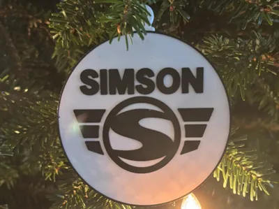 Simson Decorative Christmas Tree Ball Ornament