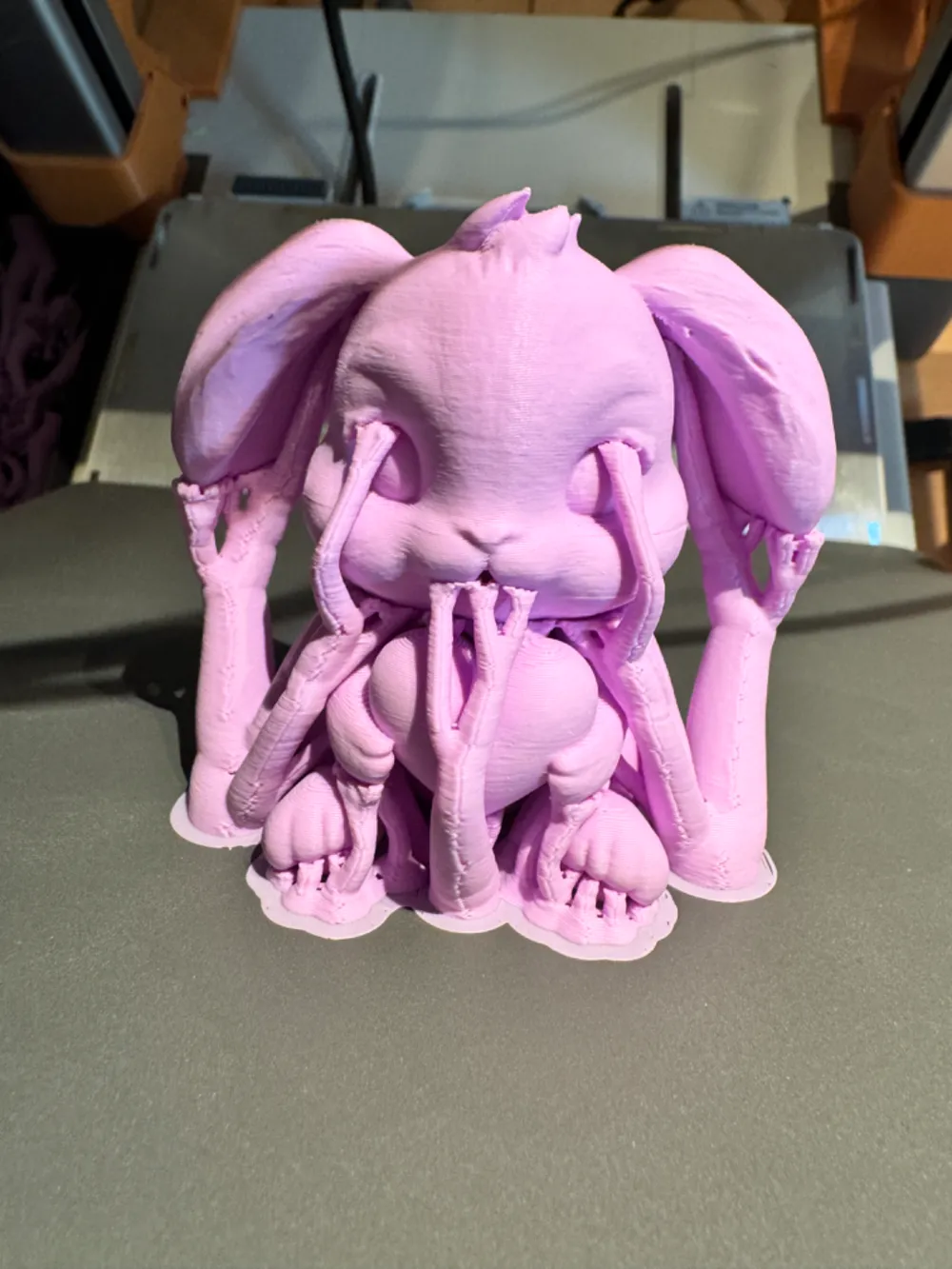 Sweet Bunny with Heart - Free 3D Print Model - MakerWorld